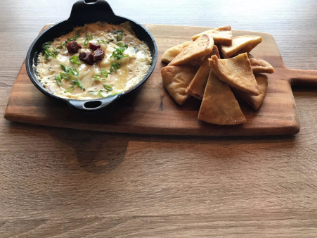 image of Boar Bacon Artichoke Dip 