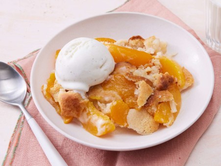 image of Fruit Cobbler with Vanilla Ice Cream