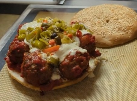 image of Flying Saucer Meatball Muffuletta 