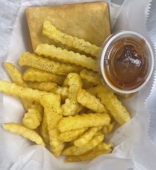image of Pizza Puff w/ Fries