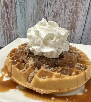 image of Joanne's Nutty Apple Waffle