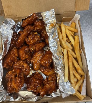 image of 12pc Wings with French Fries