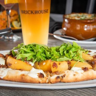 image of Peaches & Brie Flatbread 