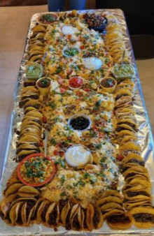 image of Large-Tray Meat for Tacos and 90 tortillas