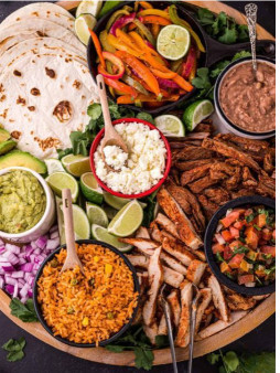 image of Half-Tray Meat for Tacos 50 tortillas