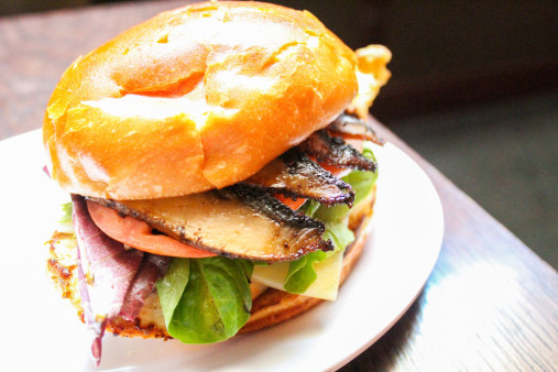 image of Pesto Mushroom Burger