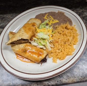 image of #7 Two Picadillo Flautas