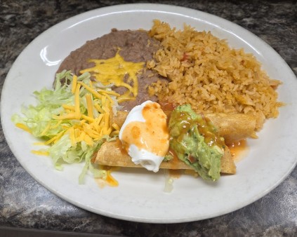 image of #8 Two Chicken Taquitos