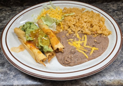 image of #22 Three Chicken Taquitos
