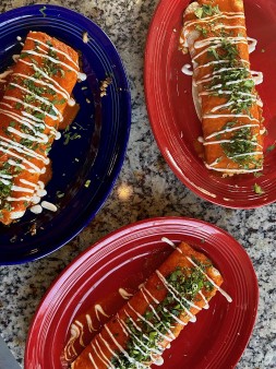 image of Brunch Smothered Breakfast Burrito