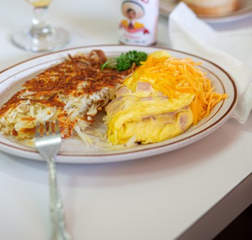 image of Ham & Cheddar Cheese Omelet