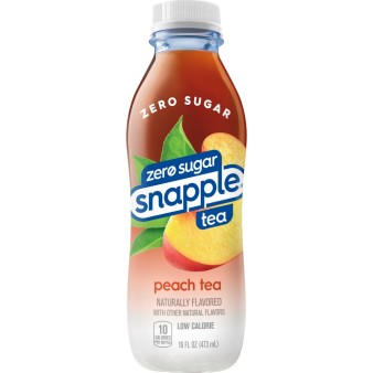 image of Snapple Zero Sugar Peach Tea