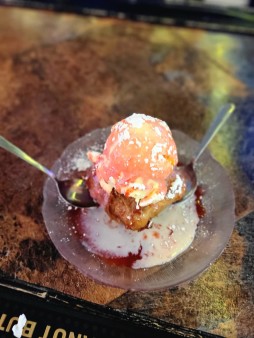 image of Boozy Strawberry Fried Gooey Butter