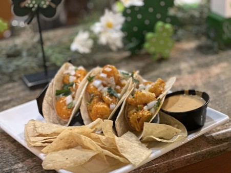 image of Bang Bang Scallop Tacos 