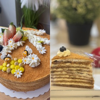 image of 8” Classic honey cake
