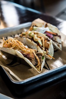 image of Jalapeno-Rubbed Salmon Taco Tray
