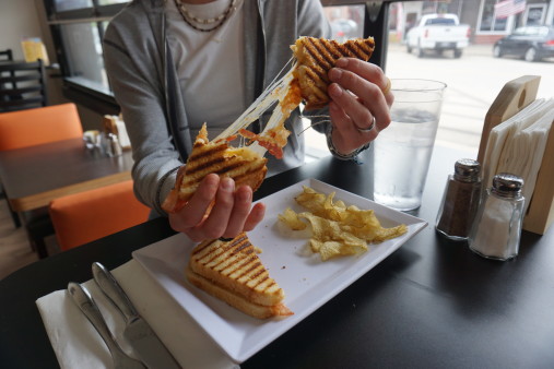 image of Adult Grilled Cheese Panini