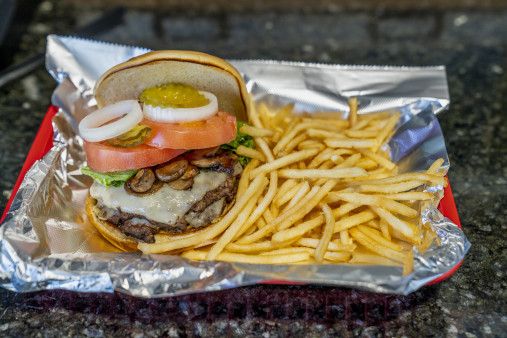 image of Mushroom Swiss Burger-Waddy's Way 