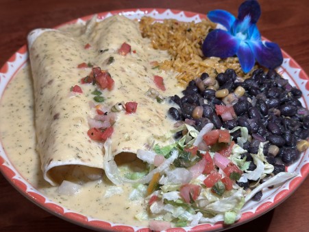 image of Seafood Enchiladas 