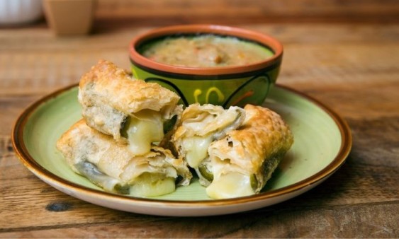 image of Crispy Stuffed Chile Rellenos