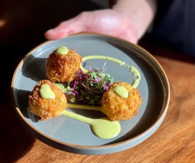 image of Cheesy Southern Arancini 