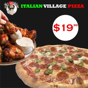 image of 14" 1 Top & 10 Wings