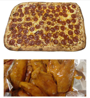 image of Sheet Pizza + 50 Wings