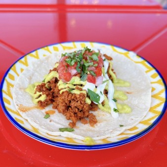 image of Vegan Chorizo Taco