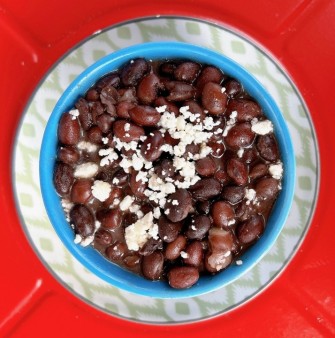 image of Black Beans w/ Queso Fresco