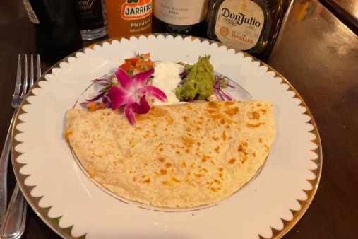 image of Cheese Sincronizada "Quesadilla" With Flour Tortilla