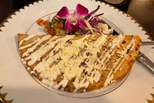 image of Chicken Quesadilla With Homemade Tortilla