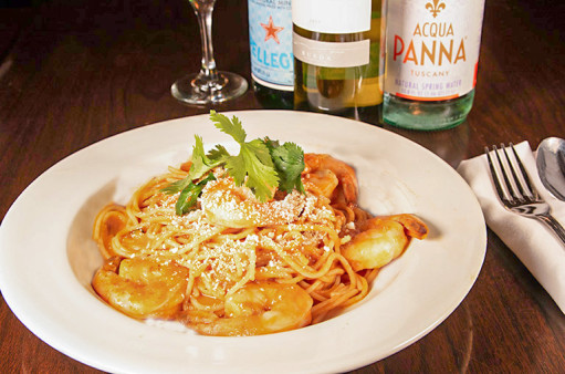 image of Spaghetti Tomato Sauce With Shrimp