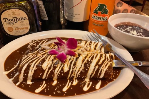image of Mole Poblano Enchilada