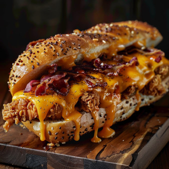 BBQ Bacon Crispy Chicken Sandwich