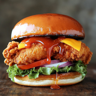Hot Honey Deluxe Sandwich