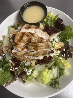 image of GRILLED Chicken Apple Walnut Salad