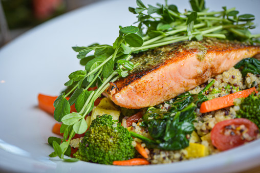 image of SALMON BOWL DINNER