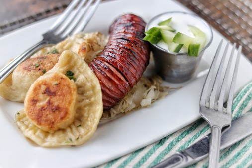 image of Pierogi & Sausage