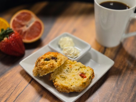 image of Green Chile Cheddar Biscuit