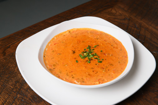 image of Harlequin Creole Tomato + Lump Crab