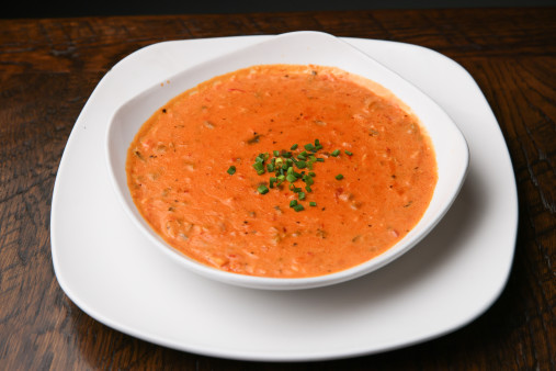 image of Harlequin Creole Tomato + Lump Crab