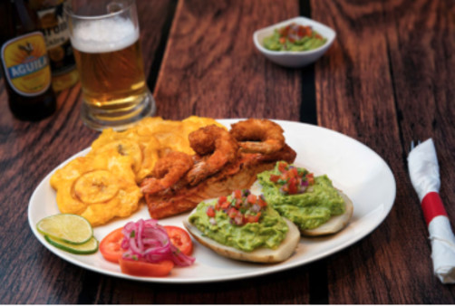 image of Crispy Camarones y Salmon