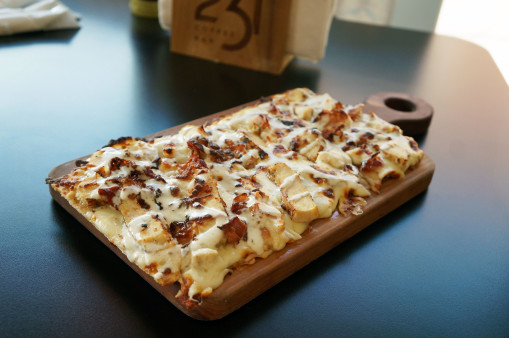 image of Chicken Bacon Ranch Flatbread