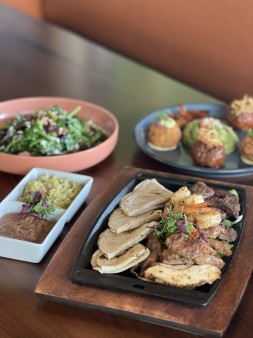 image of Fajita Trio Platter (Shrimp, Chicken, & Beef)