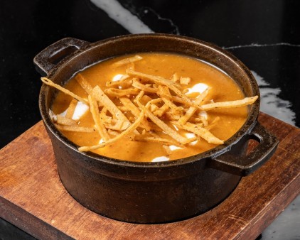 image of Smoked Chicken Tortilla Bisque