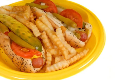 image of TAKEOUT SPECIAL - 2 Dogs & Fries
