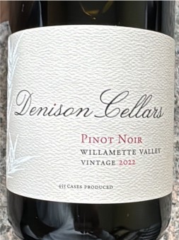 image of 403 Denison Cellars, Pinot Noir