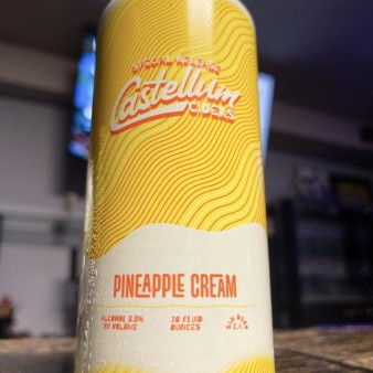 image of Castellum Pineapple Cream Cider - 16oz