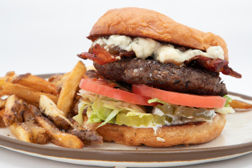 image of Bacon Blue Cheeseburger