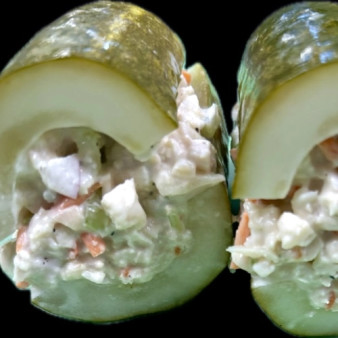 image of Chicken Salad Pickle Sandwich